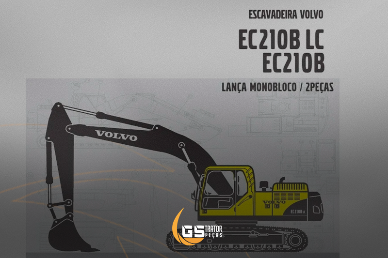 Guia completo de manutenção para equipamento Volvo EC210B
